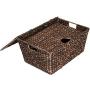 Manoch 2 Pieces Set Hand Woven Water Hyacinth Wicker Baskets Storage Organizer Bins Handles Large Basket Dimensions: 21.5"(L) x 13.5"(W) x 10"(H) Small Basket: 18"(L) x 12"(W) x 8"(H) Manoch 2 Pieces Set Hand Woven Water Hyacinth Wicker Baskets Storage Organizer Bins Handles Large Basket Dimensions: 21.5"(L) x 13.5"(W) x 10"(H) Small Basket: 18"(L) x 12"(W) x 8"(H)
