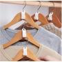 24pcs DIY Clothes Hanger Creative Mini Clothes Hanger Home Easy Hook Closet Organizer Storage Rack Holder Hook Coat Hanger