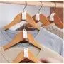 24pcs DIY Clothes Hanger Creative Mini Clothes Hanger Home Easy Hook Closet Organizer Storage Rack Holder Hook Coat Hanger