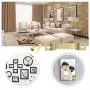 Wolfride 120 Pcs Double Sawtooth Picture Photo Frame Hanging Home Decoration Hangers Double Hole with Screws