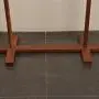 ZEMIN Floor Standing Coat Rack Clothes Hat Stand Hanger Hooks Rod Wood Smooth Simple Style, Brown, 85x36x168CM (Color : Brown)
