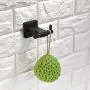 TNOMS Robe Hook Bathroom Square Hook Hand Towel Bath Coat Key Hanger Kitchen Cabinet Closet Hook and Shirt Holder Black Finish, Wall Mounted, GZQ6001BK TNOMS Robe Hook Bathroom Square Hook Hand Towel Bath Coat Key Hanger Kitchen Cabinet Closet Hook and Shirt Holder Black Finish, Wall Mounted, GZQ6001BK