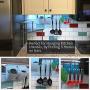 LuckIn 32 Inch Towel Bar Self Adhesive Towel Rod, No Drill Towel Holder Self Stick Wall Towel Rod, Stainless Steel Towel Hanger Rail Damage Free Hanging for Bathroom, TR016032S