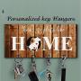 Personalized key holder and Dog Leash hanger for wall, Dog lovers Key Hanger, Housewarming Gift, Dog lovers Gift, Wall Key Rack,Housewarming Gift, Dog Leash Hook, HOME Pet Decor, Personalized Sign