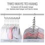 AYOTALL 4 Pack of 6-Hole Magic Space Saving Clothes Hanger for Closet Wardrobe Closet Organization Closet System, Hanger Multifunctional Heavy Duty Stainless Steel Storage Organizer