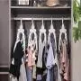 Blnboimrun 8 in 1 White Magic Plastic Hangers,360 Degrees Rotate Slip Resistant Standard Clothing Hanger,Space Saving Solution for Your,Closet Ideal for Everyday Use (Without Clips) Blnboimrun 8 in 1 White Magic Plastic Hangers,360 Degrees Rotate Slip Resistant Standard Clothing Hanger,Space Saving Solution for Your,Closet Ideal for Everyday Use (Without Clips)