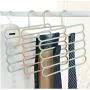 10PC Random Color Pants Hangers Multifunction Trousers Hanger Storage Rack Clothes Hanger Tie Scarfs Belt Towel Non-Slip Magic Hanger Decoration 10PC Random Color Pants Hangers Multifunction Trousers Hanger Storage Rack Clothes Hanger Tie Scarfs Belt Towel Non-Slip Magic Hanger Decoration