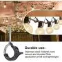 Q-Hanger,20 Pack Light Hooks for Outside String Lights,Outdoor Hooks for Outdoor String Lights,Easy Release Outdoor Wire & Christmas Light Hanger