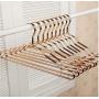 10pcs Random Color Thicker Aluminum Alloy Drying Racks, Home Seamless Hanger Anti-Slip Clothing Hanger Anti-Rust Windproof Dress Cloth Rack