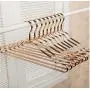10pcs Random Color Thicker Aluminum Alloy Drying Racks, Home Seamless Hanger Anti-Slip Clothing Hanger Anti-Rust Windproof Dress Cloth Rack