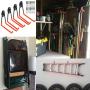 Heavy Duty Garage Storage Utility Double Hooks,Extended Wall Mount Tool Holder Organizer for Ladders,Bike,Chair (4 Pack 7.5" + 2 Pack 5.1" Hook)