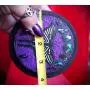 Mini Purple and Black Luna Moth Holo Lunar Moon Phases Hand Made 2 Hook Jewelry Key Hanger Organizer.