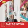 Command Clothes Hanger, 1 hanger, 2 strips, Large, Organize Damage-Free, White (17019-ES) Command Clothes Hanger, 1 hanger, 2 strips, Large, Organize Damage-Free, White (17019-ES)