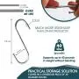 30 Pack S Hooks Hanging Kitchen Pot Hangers - Heavy Duty Metal Hooks for Plants, Bakers, Rack, Closet, Rod, Pans, Scarves, Handbag and in Kitchenware, Household 30 Pack S Hooks Hanging Kitchen Pot Hangers - Heavy Duty Metal Hooks for Plants, Bakers, Rack, Closet, Rod, Pans, Scarves, Handbag and in Kitchenware, Household