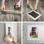 Picture Hanging Strips: Wall Hangers Without Nails, 1 in x 6 feet Roll, Clear, Damage Free Picture Hanging Roll