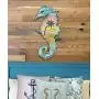 G.DeBrekht Coastal Scenic Seahorse Rustic Wooden Door hanger / wall decor#8198517H