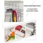 Eityilla S Type Clothes Pants Hangers Stainless Steel Space Saving Hangers 5 Layers Closet Storage Organizer for Jeans Trousers Tie Belt Scarf (6-Pieces) Eityilla S Type Clothes Pants Hangers Stainless Steel Space Saving Hangers 5 Layers Closet Storage Organizer for Jeans Trousers Tie Belt Scarf (6-Pieces)