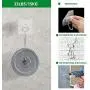 Large Adhesive Wall Hooks 33LB(Max), SUNDOKI Self Adhesive Hooks Removable Nail-Free Transparent Waterproof Hooks for Hanging Bathroom Kitchen & Home Utilities(10 Pack) Large Adhesive Wall Hooks 33LB(Max), SUNDOKI Self Adhesive Hooks Removable Nail-Free Transparent Waterproof Hooks for Hanging Bathroom Kitchen & Home Utilities(10 Pack)