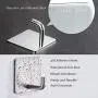 Self Adhesive Hooks, Removable Wall Hooks, Meirenda Sticky Hangers, Heavy Duty Bathroom Towel Sticky Adhesive Wall Hanging Hooks for Office Home Robe Kitchen Keys Bags 6pack (Square 6 Pack) Self Adhesive Hooks, Removable Wall Hooks, Meirenda Sticky Hangers, Heavy Duty Bathroom Towel Sticky Adhesive Wall Hanging Hooks for Office Home Robe Kitchen Keys Bags 6pack (Square 6 Pack)
