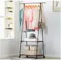 1pcs Random Color Floor Standing Coat Rack Bedroom Furniture Steel Tube Removable Floor Hanger Shoes Bags Boxes Organizer Clothes Hanger Stand