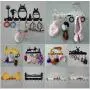 Acrylic Wall Hook Clothes Hanger Hat Coat Key Rack Organizer Home Wall Decor 5pcs Random Style
