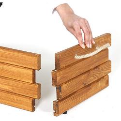 Fold able Organization Rustic Display Storage Wood Box, Mahogany Color (11&quotX16&quotX6”)