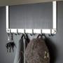 XiangYi Over The Door Hook, SUS 304 Stainless Steel Heavy Duty Door Hanger for Coats Robes Hats Clothes Towels, Hanging Towel Rack Organizer