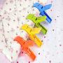 Rely2016 Beach Towel Quilt Clip Plastic Clothespins Laundry Clothes Quilt Clips Clothes Hanger Clamp Set of 4