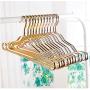 10pcs Random Color Aluminum Alloy Anti-Skid Hanger for Clothes Adult Clothes Drying Rack Water Resistant Windproof Metal Clothes Hanger