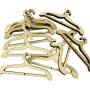 Jili Online 10 Pieces Wooden Clothes Hanger Woodware Ornaments Bunting Crafts Embellishments DIY 2.5cm