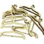 Jili Online 10 Pieces Wooden Clothes Hanger Woodware Ornaments Bunting Crafts Embellishments DIY 2.5cm