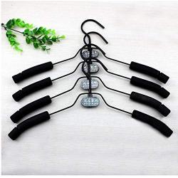 10PCS Wet Or Dry Black Hangers for Clothes Hangers Multi Function Clothing Non-Slip 360 Rotation Hanger Organizer