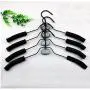 10PCS Wet Or Dry Black Hangers for Clothes Hangers Multi Function Clothing Non-Slip 360 Rotation Hanger Organizer