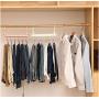 10pcs Stainless Steel Clothes Hanger Non-Slip Space Saving Clothes Hangers with Hook Closet Organizer Drying Racks