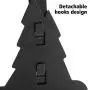 Oak Leaf Over The Door Hook Hanger Organizer Rack with Cute Deer Design and Dual Mounting of Door or Wall, Perfectly for Hanging Coat, Hat, Clothes, 8-Hooks, Black Oak Leaf Over The Door Hook Hanger Organizer Rack with Cute Deer Design and Dual Mounting of Door or Wall, Perfectly for Hanging Coat, Hat, Clothes, 8-Hooks, Black