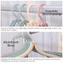 Hi Storage Travel Hangers Folding Clothes Hanger Portable Travel Hanger Accessories & Drying Rack (Colorful)