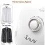 SALAV Clothes Steamer with 360 Degree Swivel Hanger, High Efficiency Metal Steam Panel, 4 Steam Settings, Free Limescale Removers, 1.5L Big Water Tank 1500W GS24-BJ Upgraded Eddition SALAV Clothes Steamer with 360 Degree Swivel Hanger, High Efficiency Metal Steam Panel, 4 Steam Settings, Free Limescale Removers, 1.5L Big Water Tank 1500W GS24-BJ Upgraded Eddition