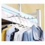 YAHUIPEIUS Stainless Steel Clothes Hanger Rack Clothes Hanging Rod Hook for Dorm Bunk Bed, Loft Bed, Door (1)