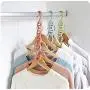 10pcs Random Color Space Saving Hanger Magic Clothes Hanger with Hook Closet Organizer Home Tools Multi-Purpose Thick Drying Storage Racks 10pcs Random Color Space Saving Hanger Magic Clothes Hanger with Hook Closet Organizer Home Tools Multi-Purpose Thick Drying Storage Racks