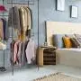 Hanging Closet Organizer and Storage Heavy Duty Clothes Rack Sturdy 3 Rod Garment Rack Large with Wire Shelving Height Adjustable Commercial Grade Metal Clothes Stand Rack for Bedroom Cloakroom,Black Hanging Closet Organizer and Storage Heavy Duty Clothes Rack Sturdy 3 Rod Garment Rack Large with Wire Shelving Height Adjustable Commercial Grade Metal Clothes Stand Rack for Bedroom Cloakroom,Black