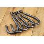 Wall Hook - Black Dog Ironworks | Coat Hook, Hand Forged Iron Wall Décor | Perfect for a coat rack, home decor, or diy hanger| Classic Style, One Hook