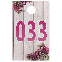 Large Live Sale Number Tags for Facebook Live Sales and LuLaroe Supplies, Normal and Reversed Mirrored Image, Reusable Hanger Cards, 100 Consecutive Numbers (001-100)