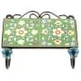 Indianshelf Handmade 1 Artistic Vintage Green Ceramic Tiny Flower Wall Hooks Holders/Removable Wall Hooks Indianshelf Handmade 1 Artistic Vintage Green Ceramic Tiny Flower Wall Hooks Holders/Removable Wall Hooks