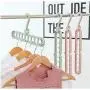 10pcs Space Saving Hangers Multi-Functional 9 in 1 Magic Clothes Hangers Closet Organizer Foldable Random Color 10pcs Space Saving Hangers Multi-Functional 9 in 1 Magic Clothes Hangers Closet Organizer Foldable Random Color