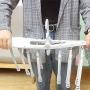 HJYPYJ Magic Hanger,8 in 1 Magical Hangers,PP Portable Hanger,Organizer Space-Saving Hanger,2 Pcs No Glitches/Pink / 52.5x29x18cm