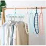 10PCS Space Saver Hangers Multifunctional Magic Clothes Hangers Closet Organizer Hook Rack Random Color 10PCS Space Saver Hangers Multifunctional Magic Clothes Hangers Closet Organizer Hook Rack Random Color
