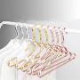 WZP Hanger Space Aluminum Drying Rack,Household Non-Slip Hanger,Stainless Steel Drying Rack No Fading/Rose Gold/As Shown