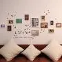 Topoox 25 Pieces Sawtooth Picture Frame Hanging 1.5” Hangers Double Hole with 100 Pieces 0.8” Photo Frame Turn Button with Screws, Black