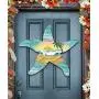 Beach Decor G.DeBrekht Starfish Scenic Sunrise Beach Coast Waves Wooden Door hanger/wall decor #8198531H