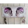 Skull Key Holder for wall, Decorativ Wood Key Hanger, Sugar Skull, wooden key hook, Skull decor, Space skull Skull Key Holder for wall, Decorativ Wood Key Hanger, Sugar Skull, wooden key hook, Skull decor, Space skull